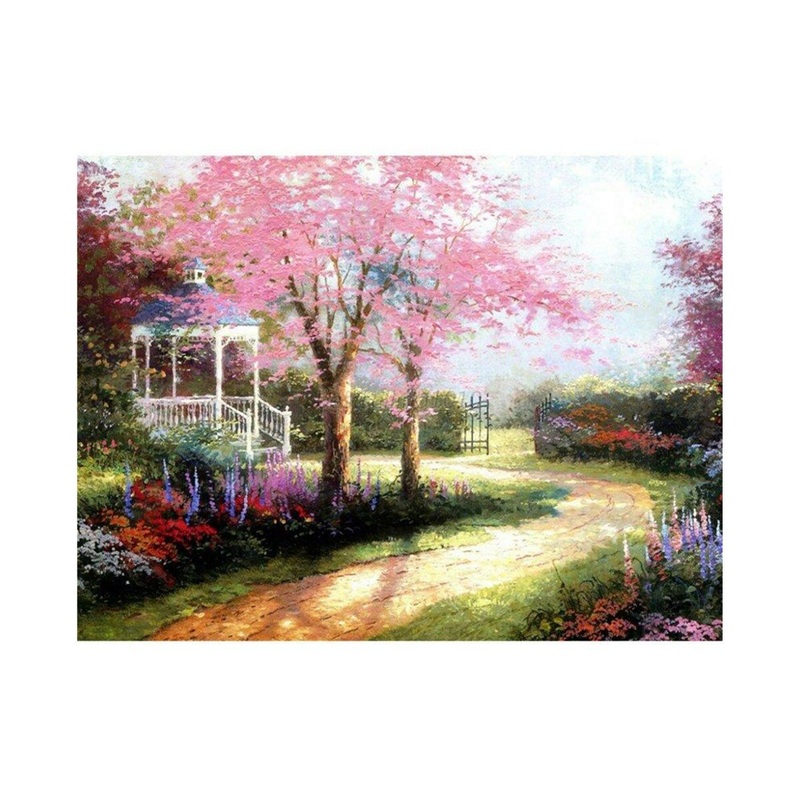 Canvas DIY Digital Painting Kit Paint by Numbers Frameless/Frame Hanging Picture Decor 50x40cm Home Living Supplies