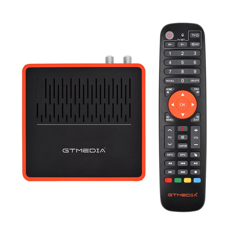 GTMEDIA GTcombo 2 in 1 Amlogic S905X3 Smart TV Box DVB-S2X T2 Satellite TV Receiver 2GB RAM 16GB ROM Android 9.0 H.265 HD 4K 2.4G 5G WIFI bluetooth Support CA Card IPTV Youtube Netflix for Disney