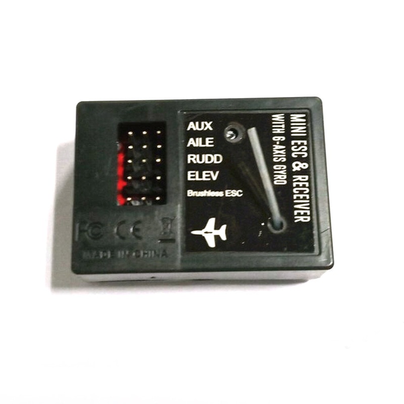 Volantex RC EAR403 PR2202 5CH Receiver with Gyro for RC Plane 765-1/Super Cup 765-2/Mustang 768-1/767-2 Ranger 750