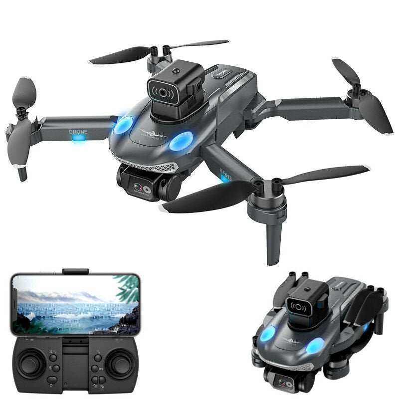 KFPLAN KF613 GPS WiFi FPV with 4K 720P ESC HD Dual Camera Infrared Obstacle Avoidance Optical Flow Positioning Brushless Foldable RC Drone Quadcopter RTF