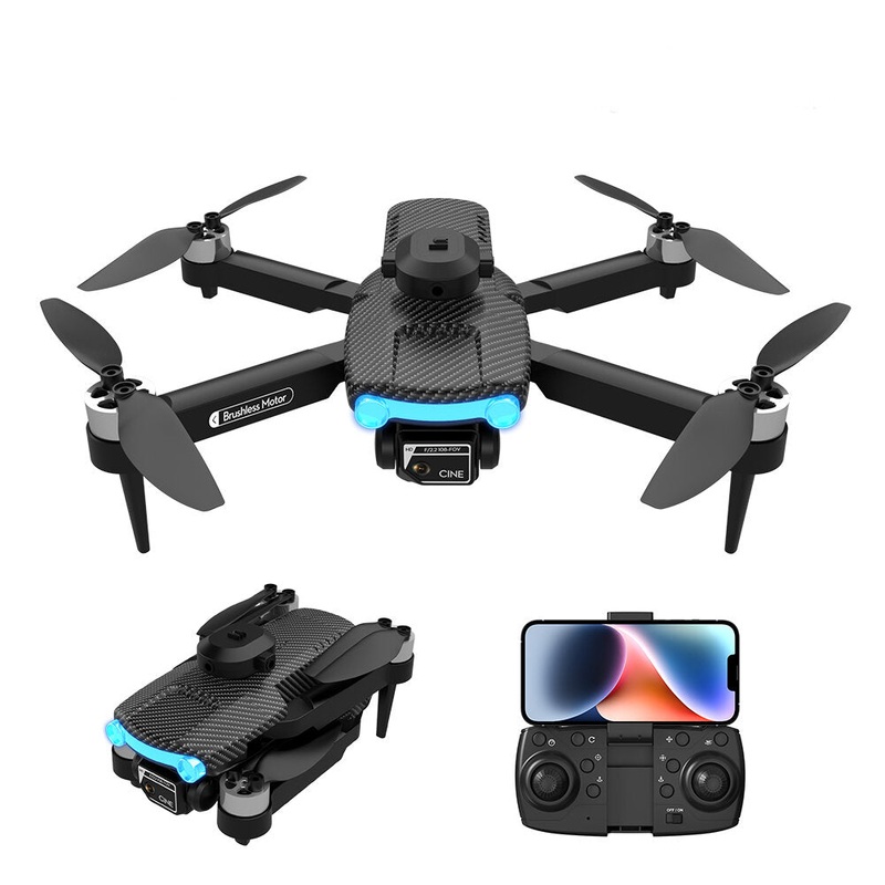LSRC XT204 WiFi FPV with Dual HD Camera 360 Obstacle Avoidance Optical Flow Positioning LED Brushless Foldable RC Drone Quadcopter RTF