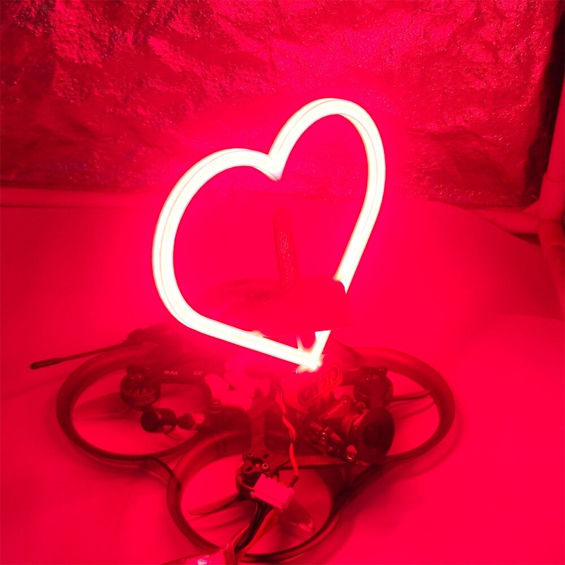 Wedding Or Confession Gift Ring Heart-Shaped Light Bracket Suitable for Oddityrc Xl25 M3 Hinge