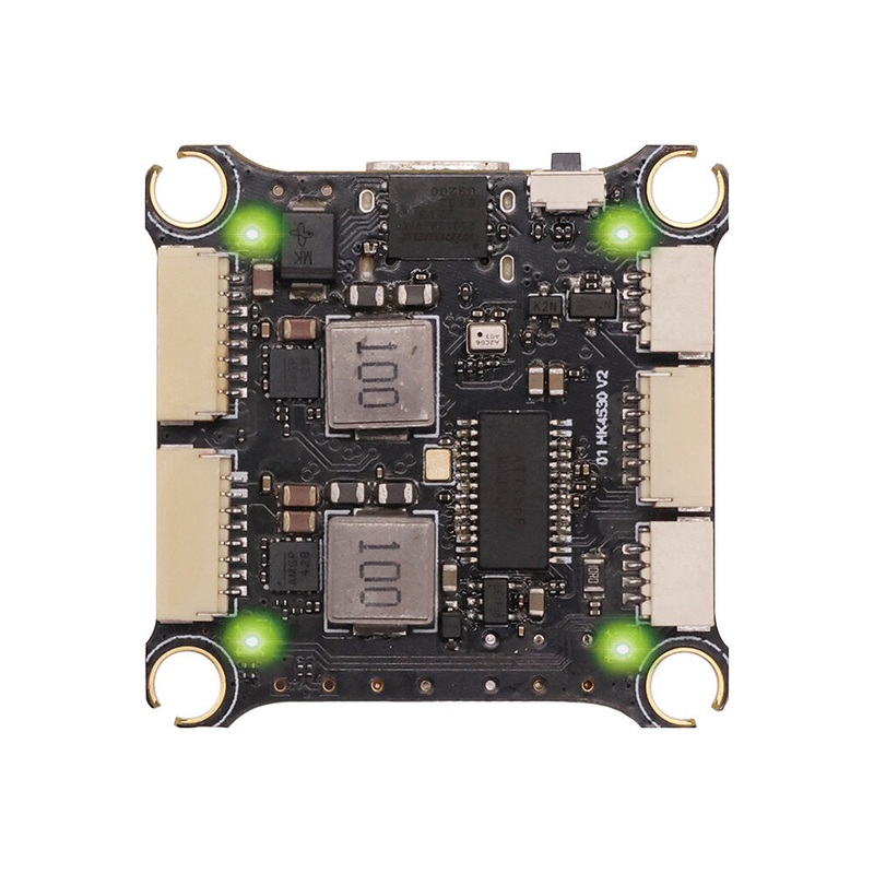 30.5×30.5mm HAKRC F4530V2 F4 OSD 2-6S Flight Controller with 5V 10V BEC Output Built-in Current Sensor LED Light for RC Drone FPV Racing