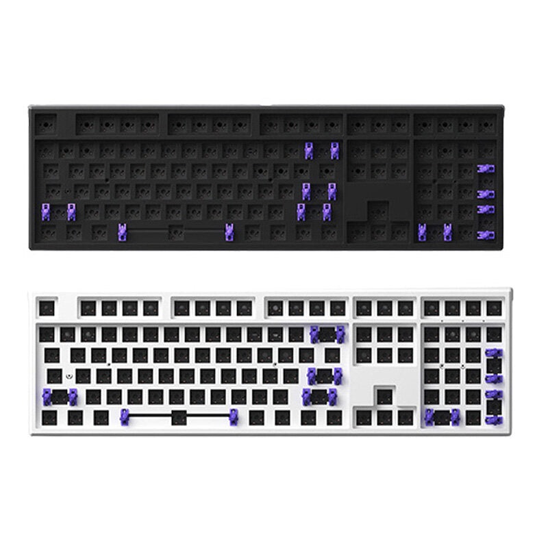 MONSGEEK MG108W Keyboard Customized Kit 108 Keys Hot Swappable 3pin/5pin Switch 100% Dual-mode USB Type-C Wired&2.4GHz Wireless Keyboard Kit NKRO PCB Mounting Plate Case Custom Keyboard
