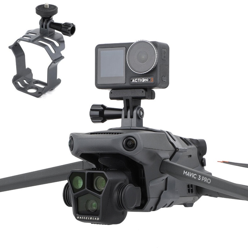 Sunnylife Expansion Multifunctional Adapter Bracket Sports Action Camera Searchlight Holder Mount for DJI Mavic 3 Pro / Mavic 3 Classic / Mavic 3 Drone