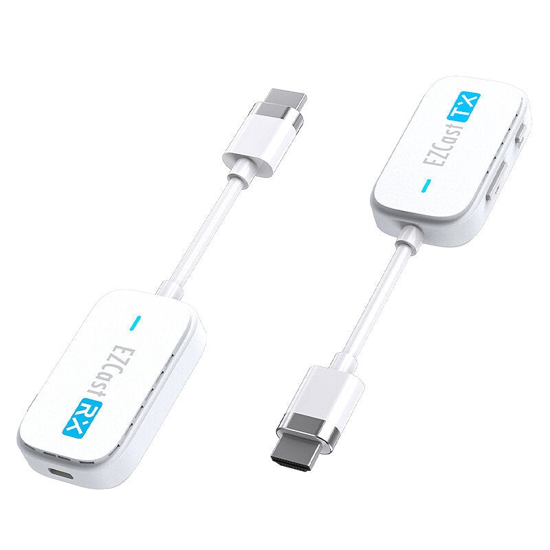 EZCast Wireless HD Transmitter and Receiver 30M Wireless HD Extender Kit 1080P@60Hz HD to HD Display Adapter for TV Projector Monitor PC Laptop