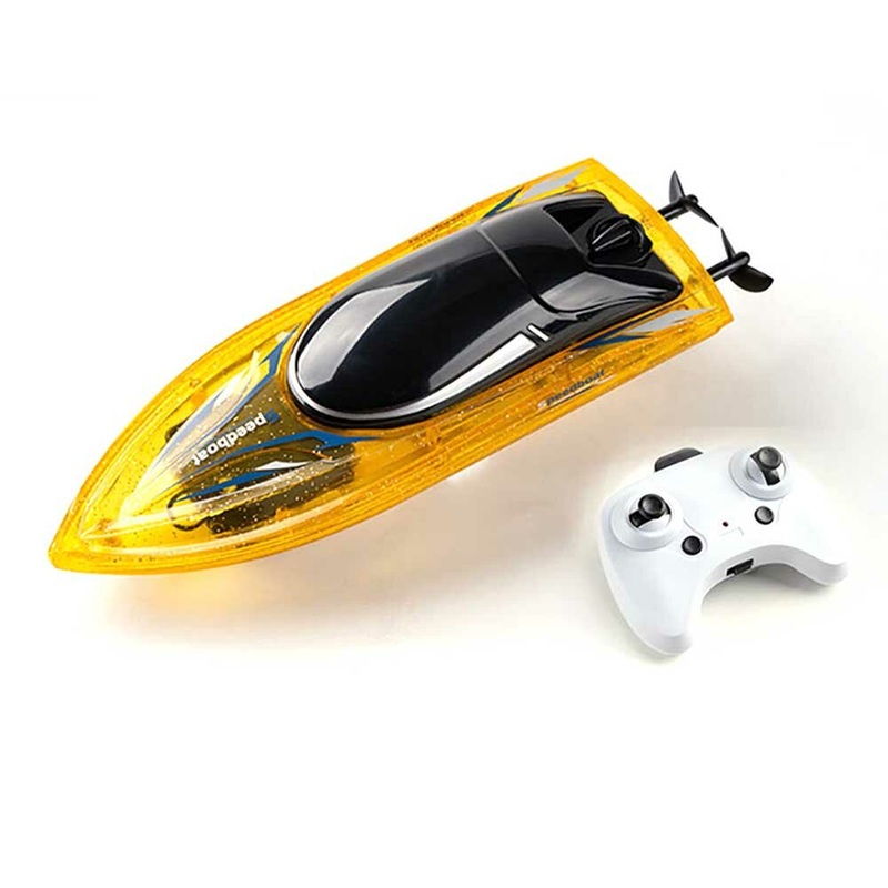 JJRC S13 RTR 2.4 30km/h RC Boat LED Light Capsized Reset High Speed Racing Waterproof Ship Vehicles Models Toys