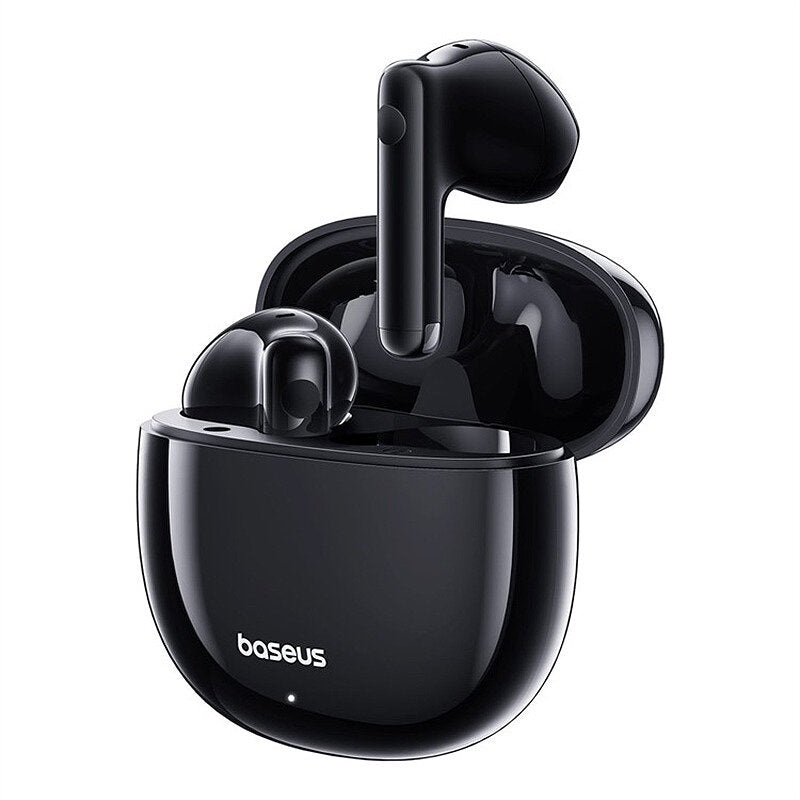 Baseus Bowie E13 TWS bluetooth 5.3 Earphone 12mm Large Drives Stereo Bass Low-latency Semi-in-ear Sports Earphone