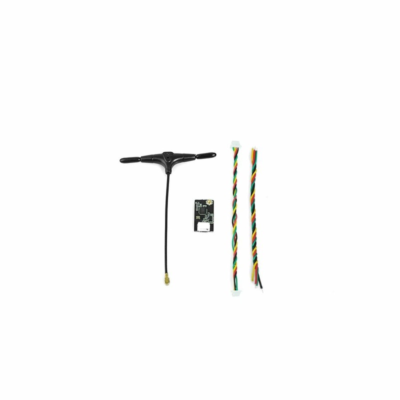 HGLRC ExpressLRS ELRS 2.4GHz High Refresh Rate 500Hz Low Latency Receiver with 2dBi Omnidirectional T Antenna IPEX for FPV RC Racing Drone
