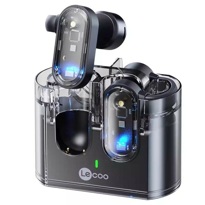 Lenovo Lecoo EW318 TWS bluetooth 5.3 Earphone Directional Sound Transmission HD Calls Touch Control Low Latency Gaming Sports Earhooks Earphone