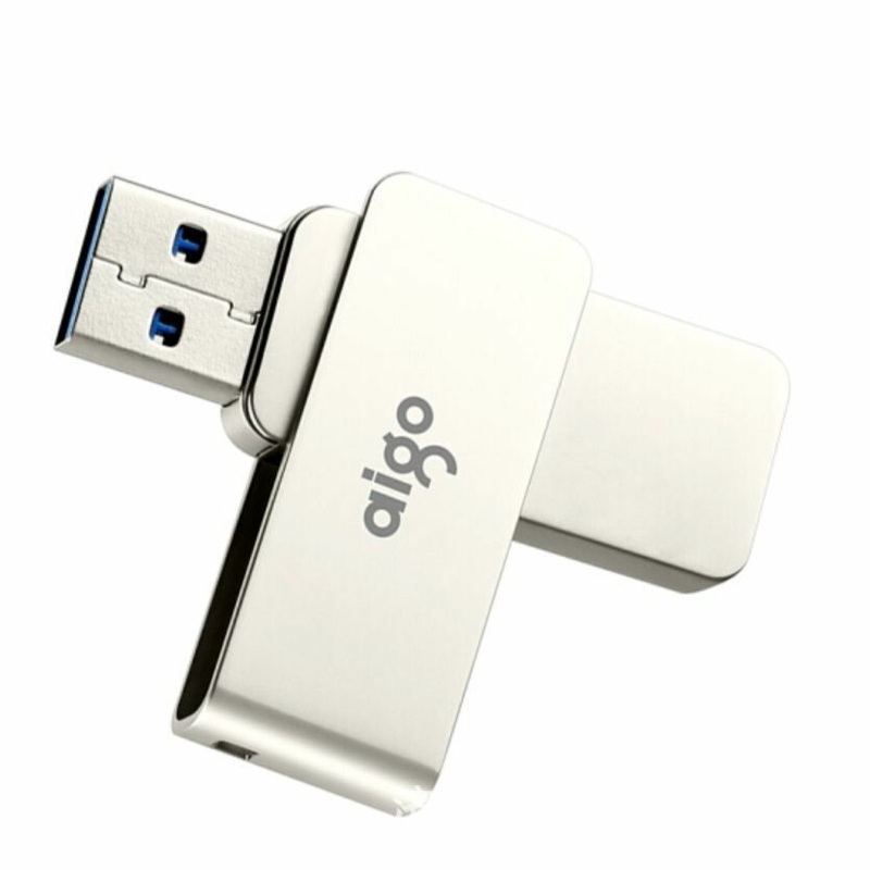 Aigo U330 256GB USB Flash Drive High-Speed USB3.0 Metal Pendrive 360 Rotary Mini Portable U Disk for Phone Tablet Computer