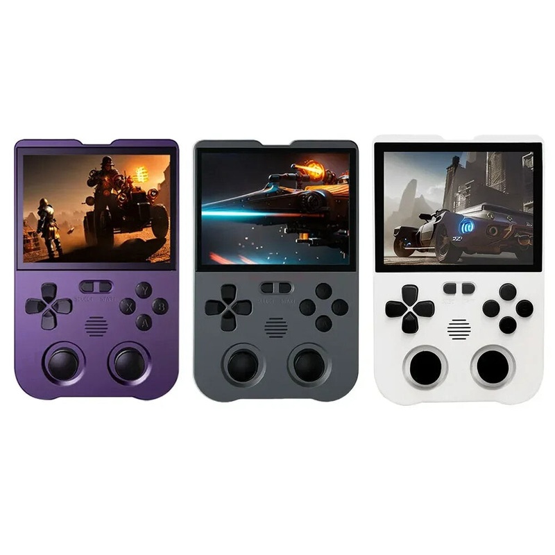 Coopreme XU10 64G Handheld Game Console with Dual Joysitck LINUX RK3326S 64bit A35 Arcade Games Player