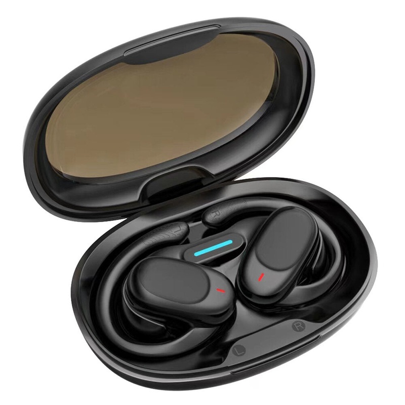 JM05 Air Conduction Earphone bluetooth 5.3 Earphone HiFi 9D Stereo Bass Surround IPX5 Waterproof LED Breathing Light Open-ear Sports Earhooks Earphone