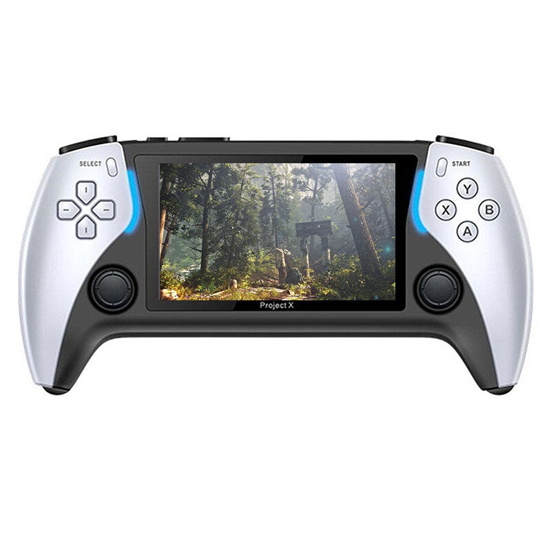 PROJECT X 4.3-Inch HD IPS Screenhandheld Game Console Supports PS1 Arcade HD Output for Dual Joystick Player