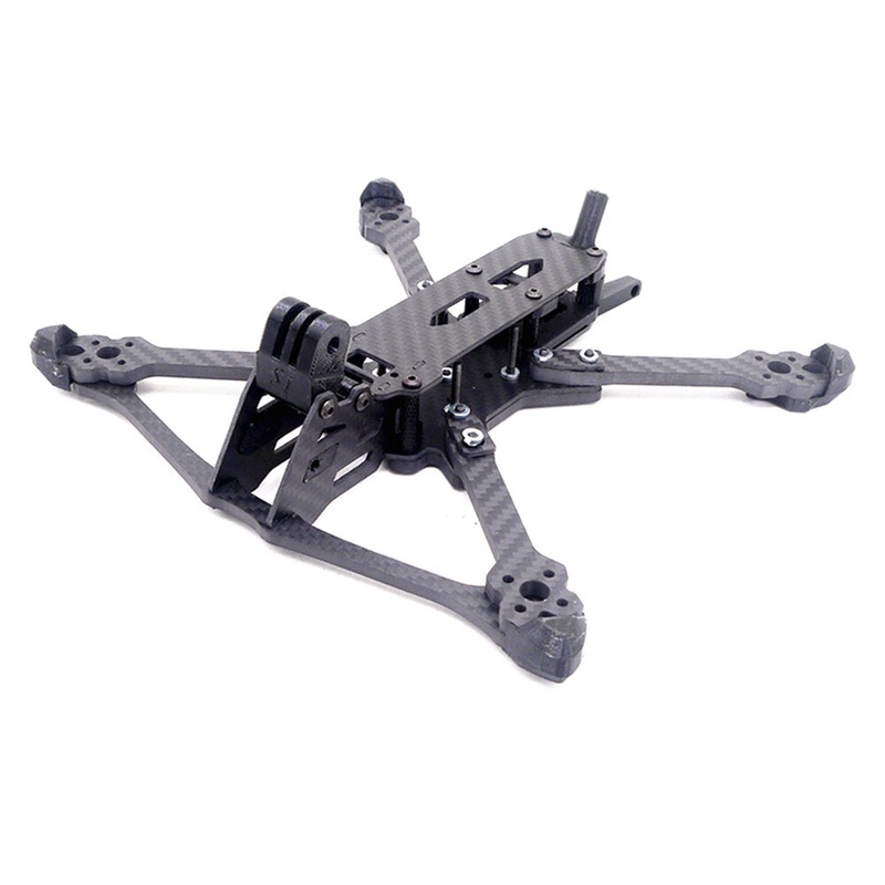 TEOSAW Whoosh5 523mm Wheelbase 5 Inch X Type Freestyle Frame Kit Support DJI O3 Air Unit