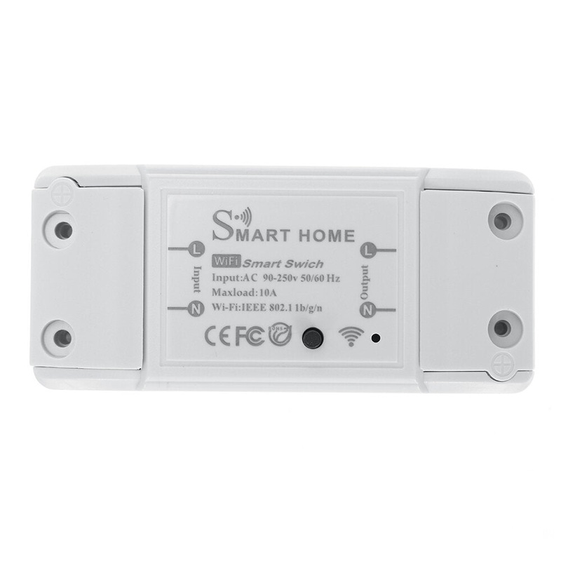 CROSIKO 10A Smart Home WiFi Switch Automation Relay Module Timing Switch APP Wireless Remote Control Relay Work with Alexa Google Home IFTTT