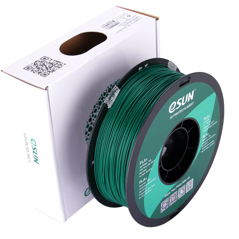 eSUN PLA+ Filament 1KG 1.75mm Vacuumed Sealed Package Dimensional Accuracy +/- 0.03mm for 3D Printing