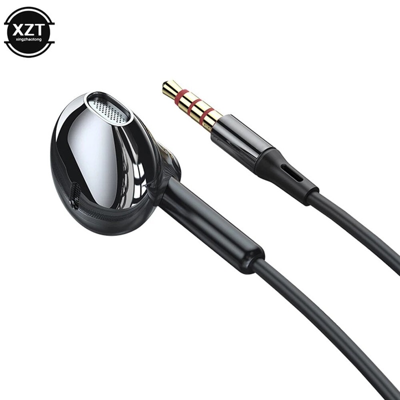 Lenovo XF06 3.5mm Wired Earphone 14mm Dynamic Driver Stereo Touch Control ENC Noise Cancelling HD Calls 12g Lightweight Sports Headset for Phone Tablet PC