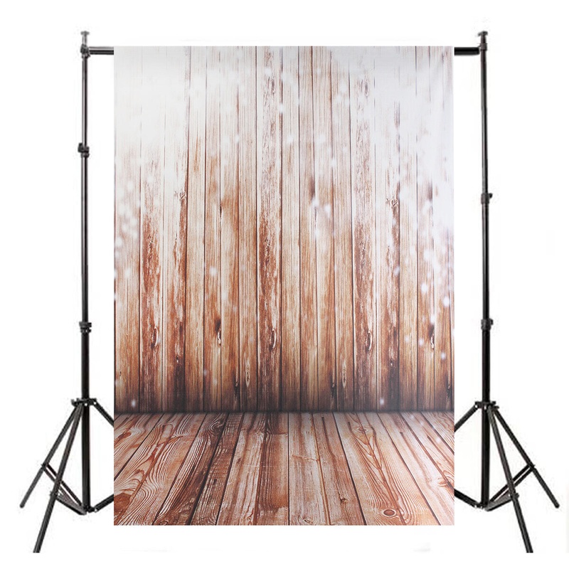 MOHOO 1.6*2.1M Wood Floor Photography Backdrop Washable Silk Cotton Studio Gallery Backgrounds