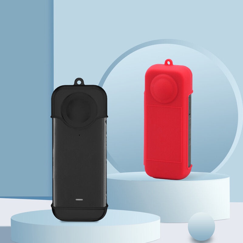 Silicone Cover with Lanyard for Insta360 X3 Camera