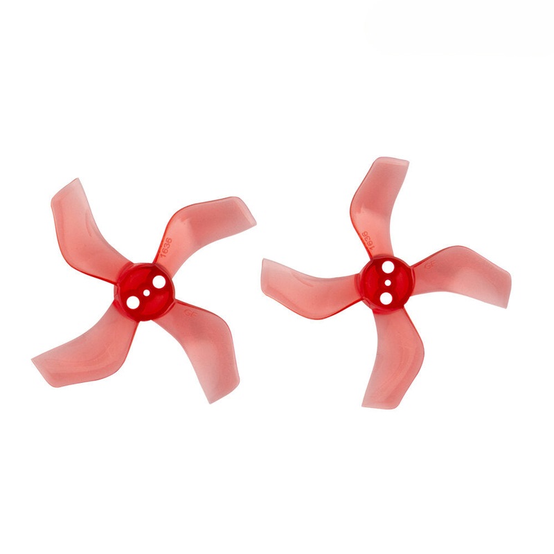4 Pairs Gemfan 1636 1.6×3.6×4 40mm 4-blade 1mm Hole Propeller for 1103 1105 RC Drone FPV Racing Brushless Motor