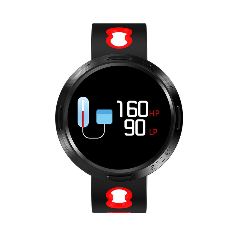 Bakeey M58 Stainless Steel Shell IP68 Waterproof Heart Rate Blood Pressure Monitor Smart Watch