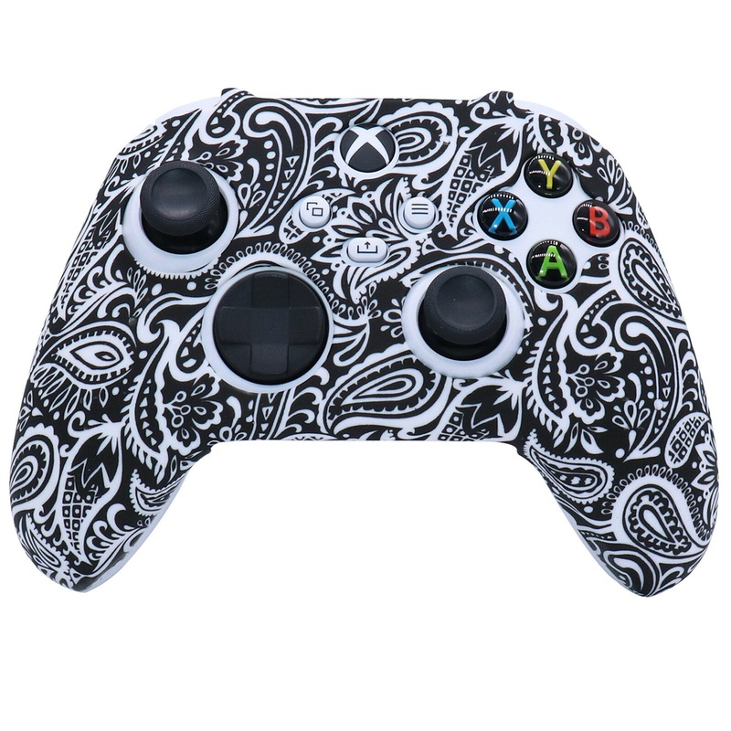 RALAN Anti-slip Soft Silicone Protective Case Cover Skins for Microsoft Xbox Series S X Game Controller Gamepad