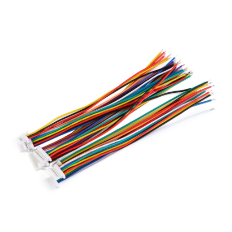 SH1.0 JST 1.25mm 2PIN/3PIN/4PIN/5PIN/6PIN 30CM Connector Cable DIY Electronic Line Wire