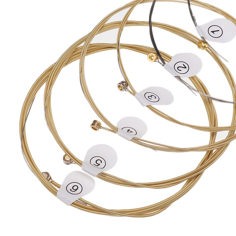 ZIKO DCZ 010 011 012 Acoustic Guitar Strings Brass Carbon Steel Hexagonal Alloy Strings for Acoustic Guitar Accessories Parts