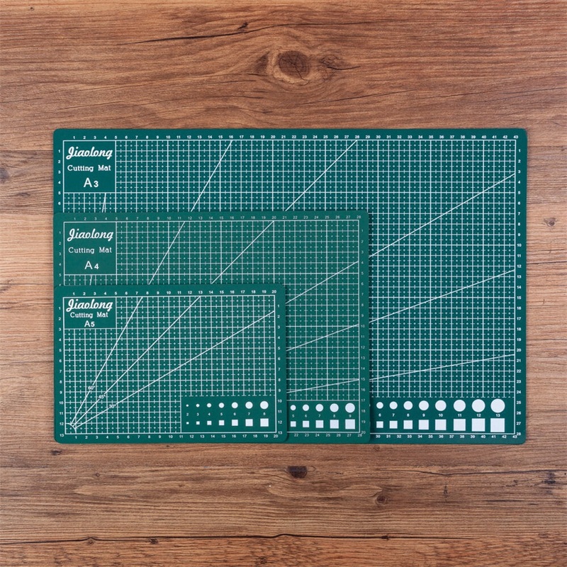 A3/A4/A5 Green Cutting Mat 3mm Thick Double Sided Durable Cut Board Patchwork Tool DIY Handmade Cutting Plate