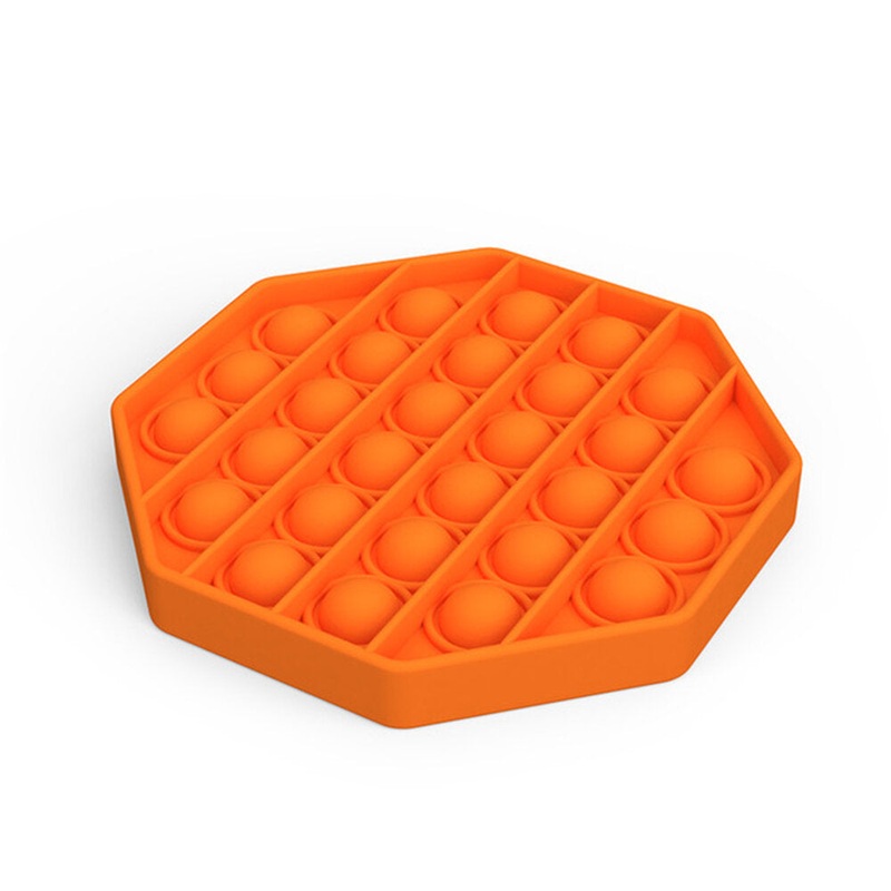 Bubble Sensory Decompression Toy Octagon Anti-stress Extrusion Fidget Reliever Funny Education Puzzle Toy for Adults Kids