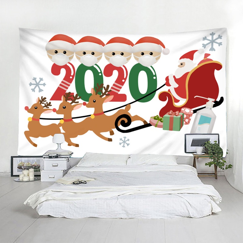 Christmas And New Year Tapestry Home Of Survivors Theme Wall Hanging Tapestry For Home Bedroom Decoration