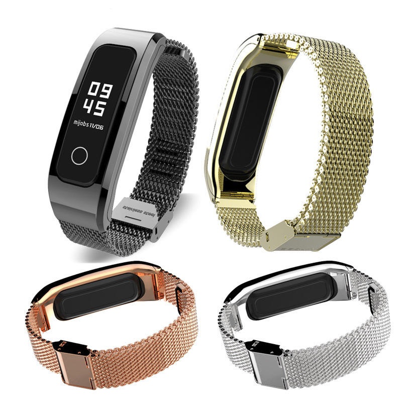 Mijobs Milan Metal Watch Band for Huawei Honor Band 4 Running Version