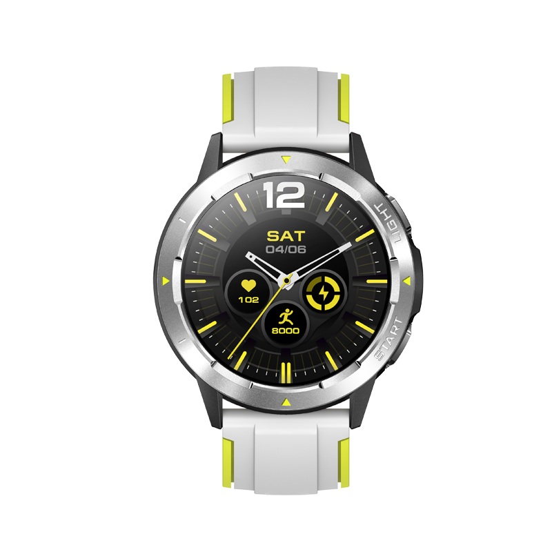 NY28 1.3 inch 360*360px HD Screen GPS Positioning Barometer Altimeter Compass Function 24h Heart Rate SpO2 Monitor IP68 Waterproof Outdoor Sport Smart Watch