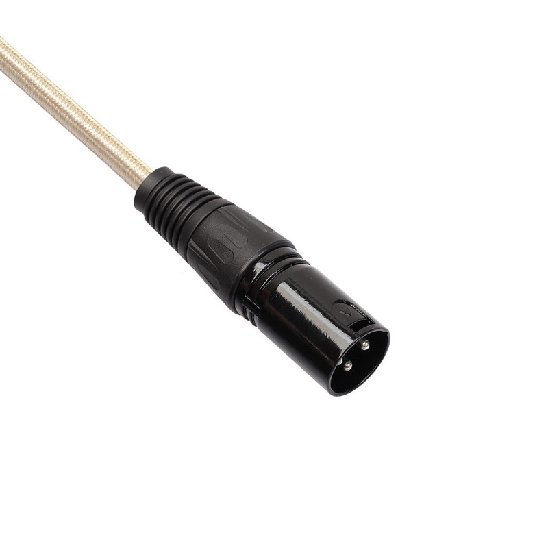 REXLIS 1/ 1.8/ 3M 3-Pin Male To Female Microphone Audio Cable