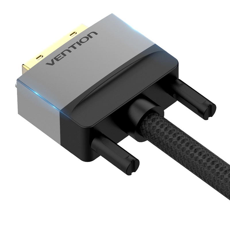 Vention EAD DVI 24 + 1 Male Cable 2k HD Gold plated Connector Adapter Video Cable for HDTV PC Projector Monitor