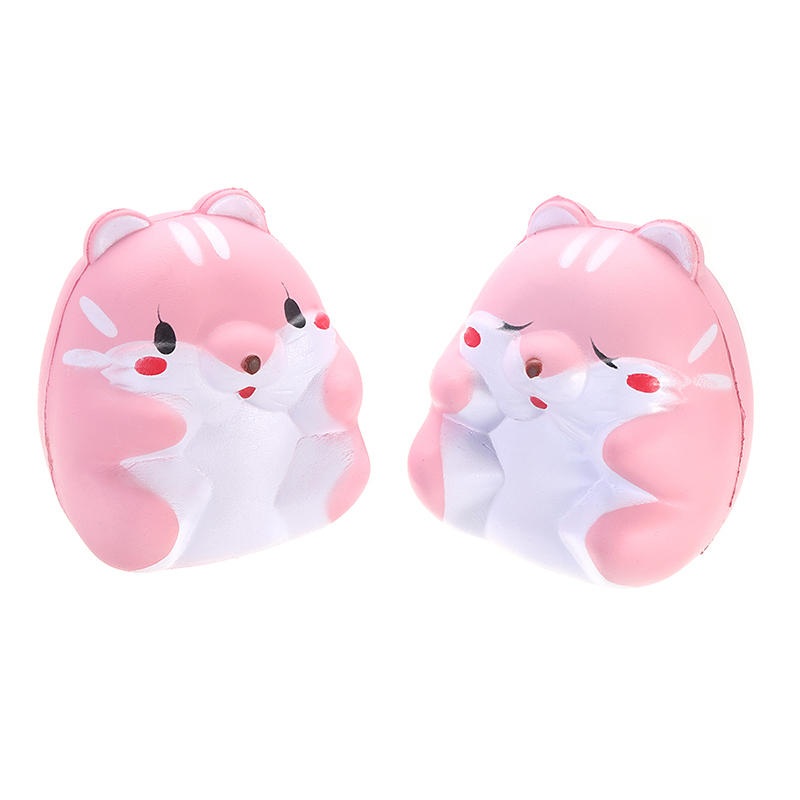 Squishy Hamster 8cm Slow Rising Cute Animals Collection Gift Decor Toy