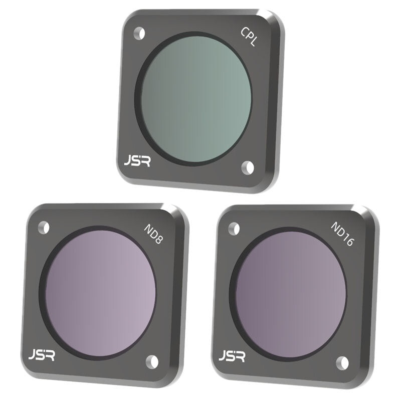 URUAV Camera Lens Filter Combo Set UV / CPL / ND4 / ND8 / ND16 / ND32 / ND64 / STAR / NIGHT for DJI Action 2 Sport Camera
