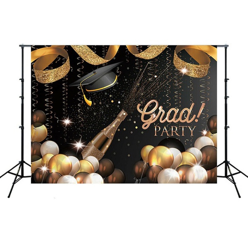 1.5x1m 2.2×1.5m Academic Cap Graduation Ceremony Theme Party Decor Backdrop Photography Background Props
