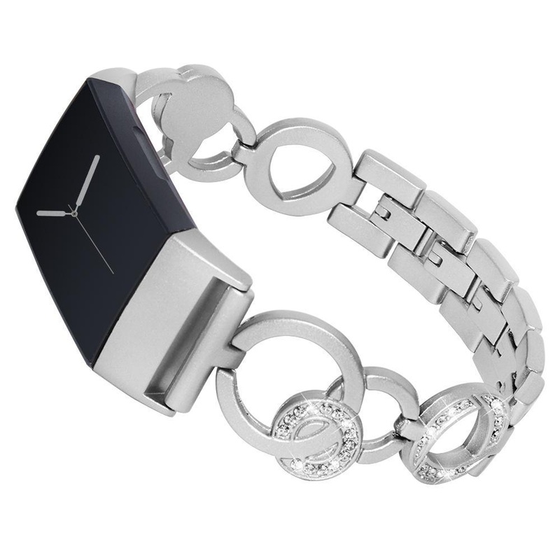 Bakeey Stainless Steel Strap Watch Band for Fitbit Charge 3