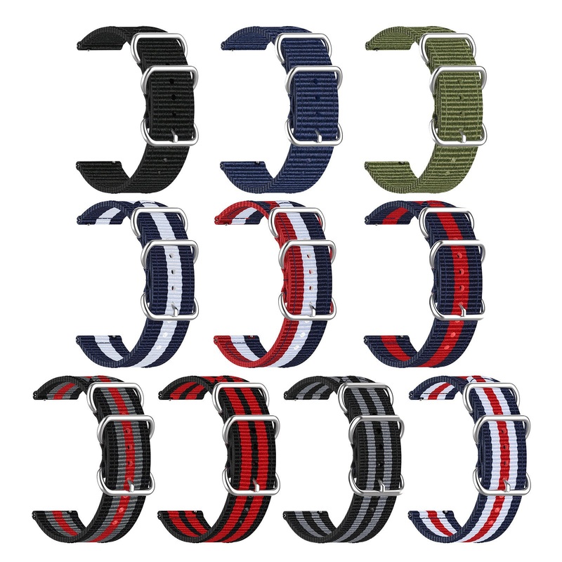 Bakeey Three-ring Canvas Replacement Strap Smart Watch Band For Garmin Venu SQ