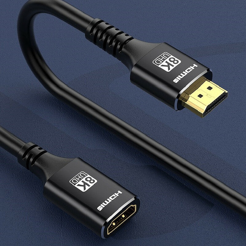 BIAZE HX55 HD Male to Female 8K 60HZ 4K 120HZ HD2.1 Version Extension Cable for TV Monitor Projector