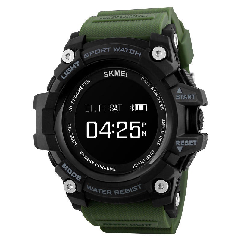 SKMEI 1188 Smart Watch Heart Rate Remind Pedometer Calorie Sport Fashion bluetooth Watch
