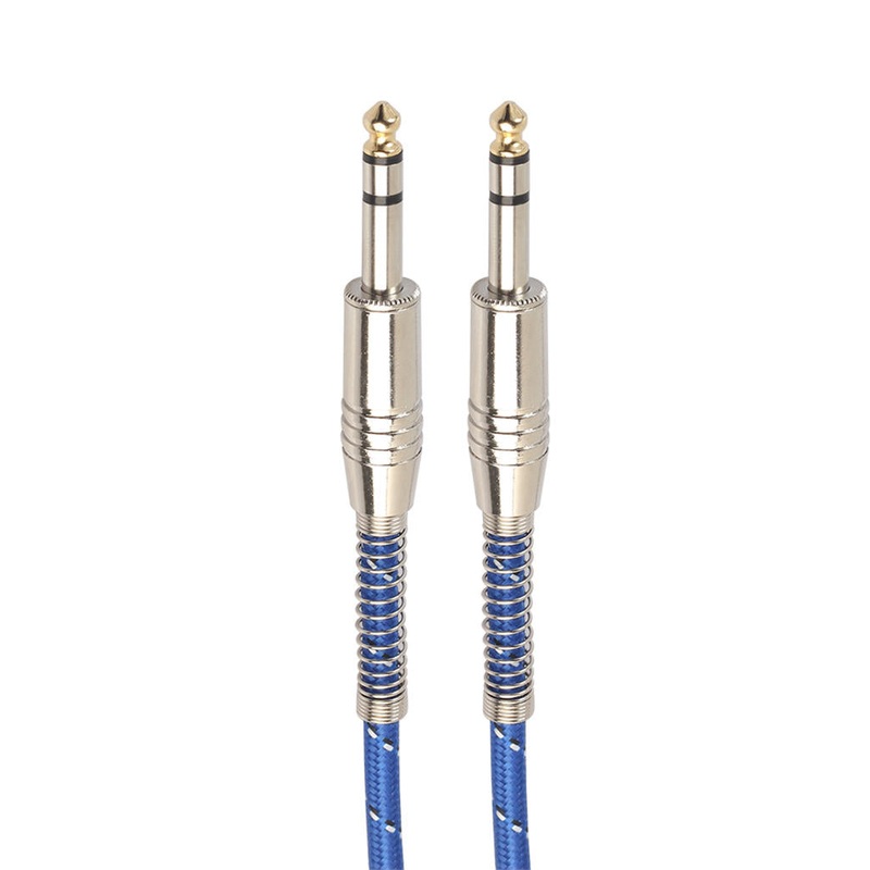 1/ 1.8/ 3M REXLIS 3127B 6.35mm Male To Male Electric Guitar Audio Cable