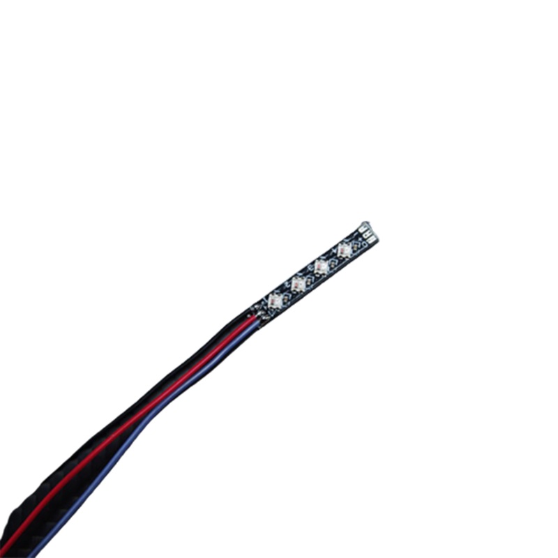 1 PC / 4 PCS 0.19g Super Light GEELANG 3.8V-5V RGB2020 LED Light Strip Suitable for RC Drone FPV Racing