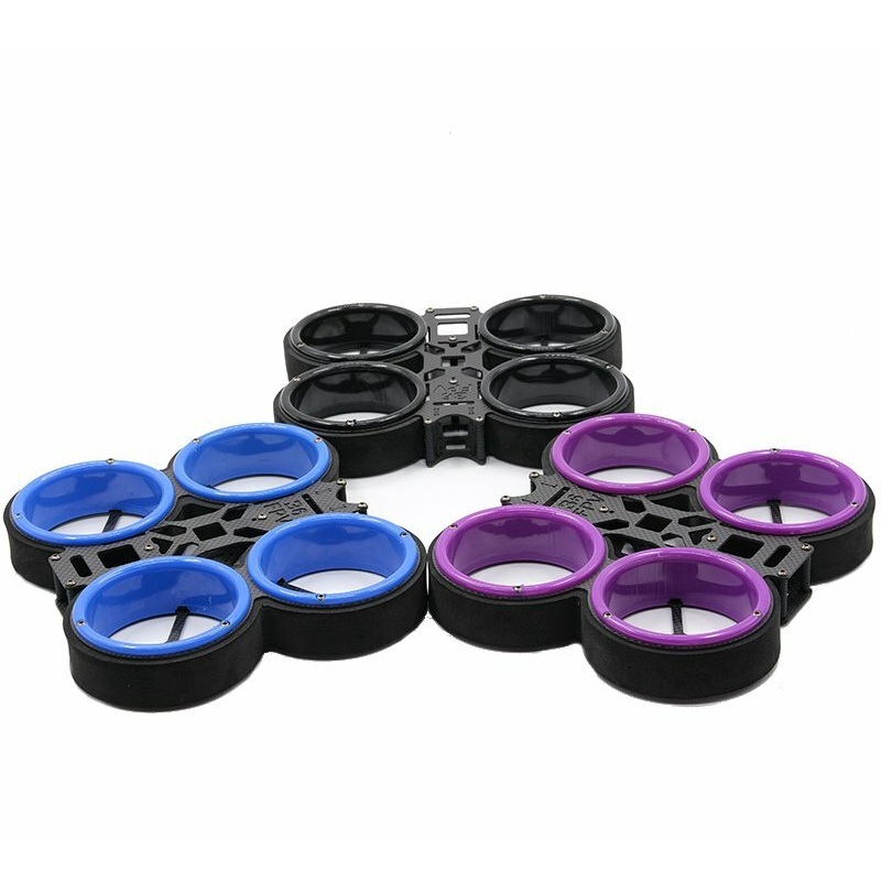 B6FPV BEE BUMPER 3 Inch 159mm FPV CineWhoop drone Frame Kit Anti-vibration EVA Sponge PC Duct Compatible with DJI FPV Air Unit