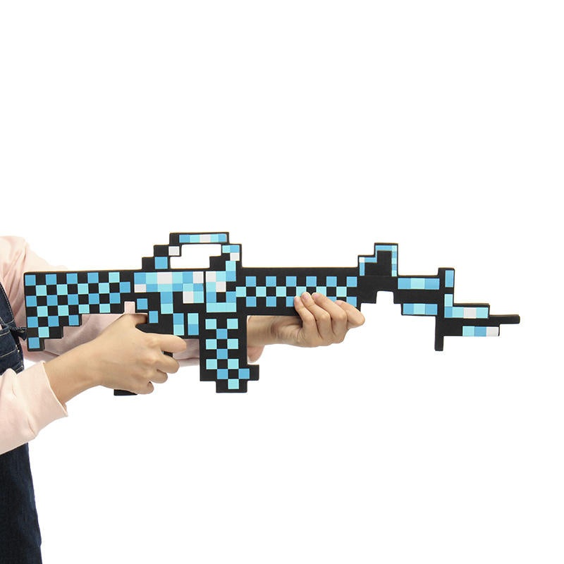 EVA Mosaic Military Model Diamond Sword For Kids Children Christams Creative Gift Safety Toys