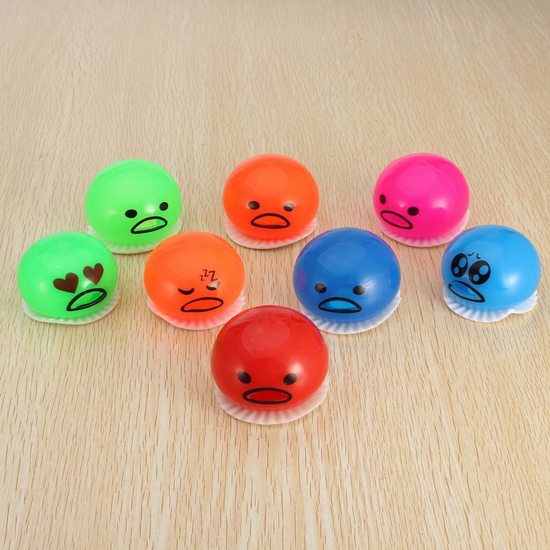 Squishy Vomitive Slime Egg With Yellow Yolk Stress Reliever Fun Gift