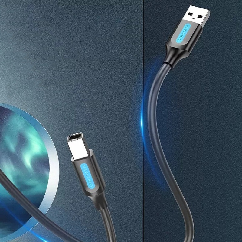 Vention USB Printer Cable USB 2.0 A Male to B Male Printer Cable Connector For Printers Scanners Fax Machines