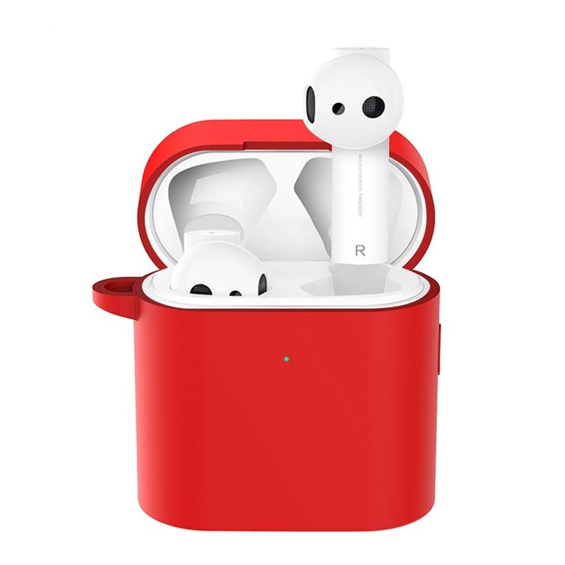 Bakeey Pure Silicone Anti-dust Earphone Bag Protective Storage Case Cover for Air 2 Earphone